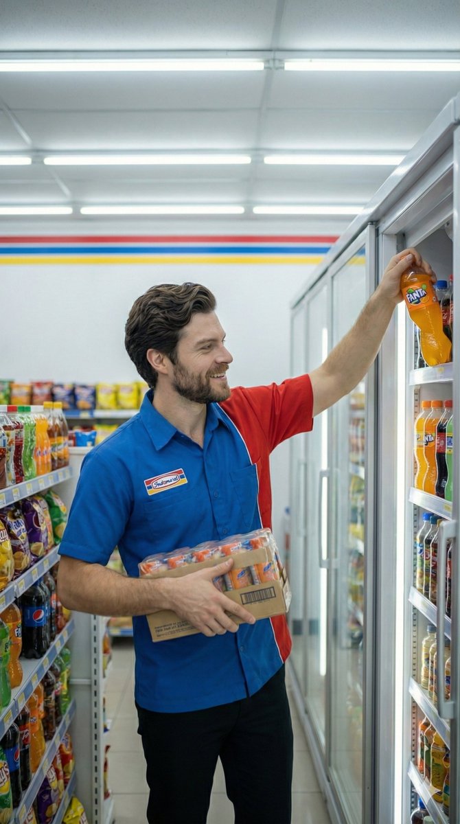 Photorealistic Convenience Store Clerk and Interior thumbnail 2