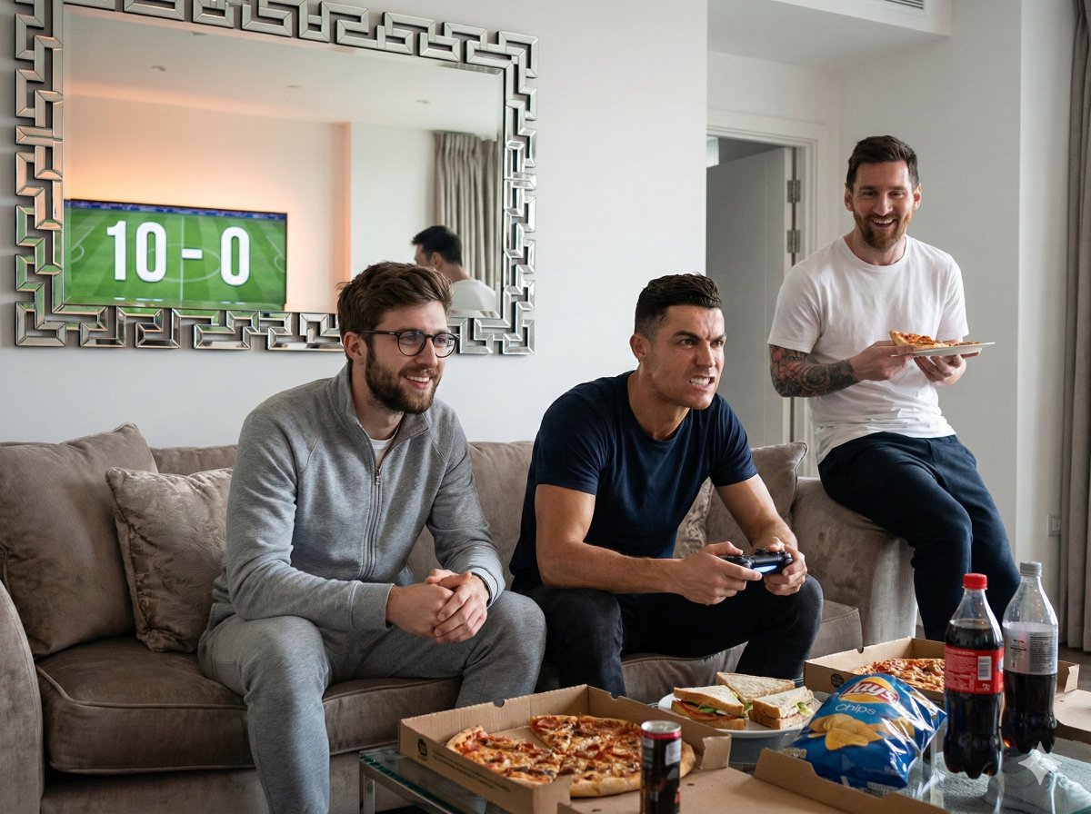 Ronaldo's Rage, Messi's Mirth: Video Game Aftermath - view 1