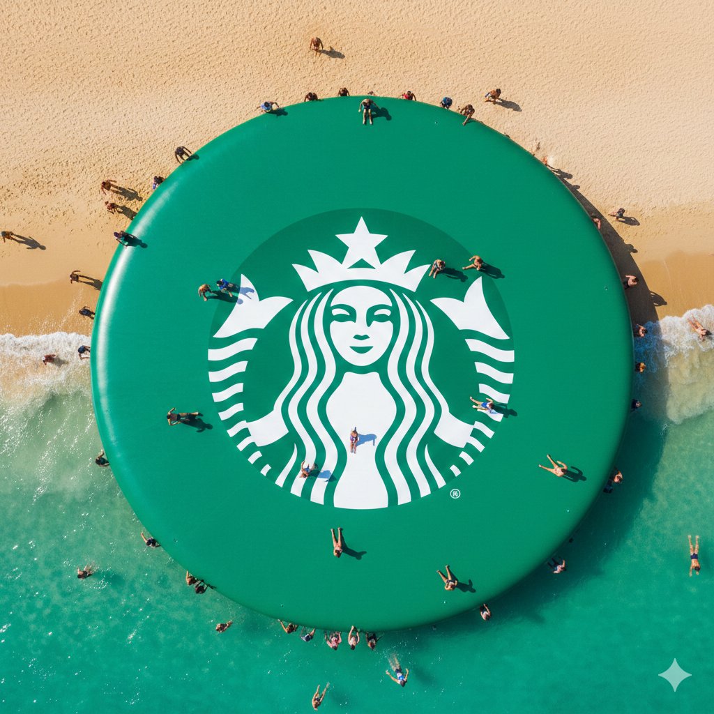 Giant Inflatable WhatsApp Siren on Tropical Beach thumbnail 3