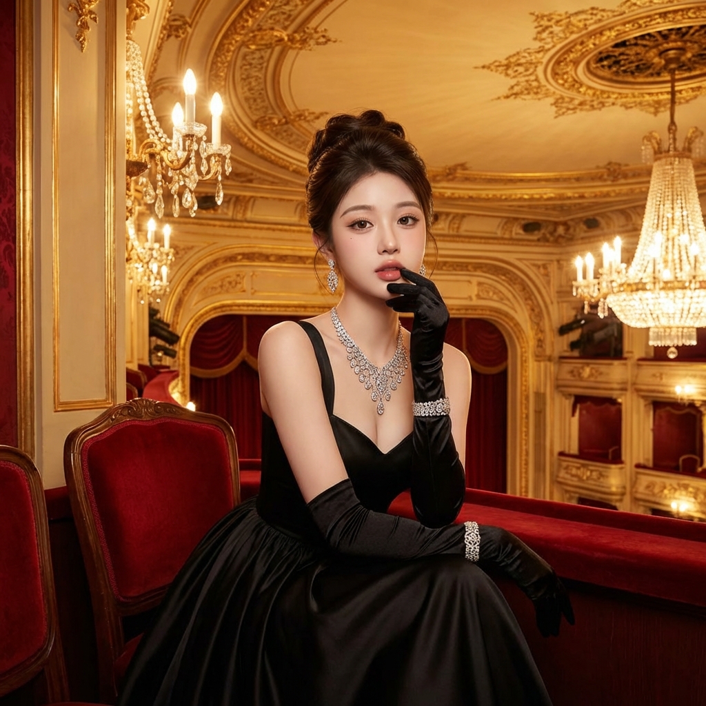 Black and Gold Luxury in an Opera Box - view 1