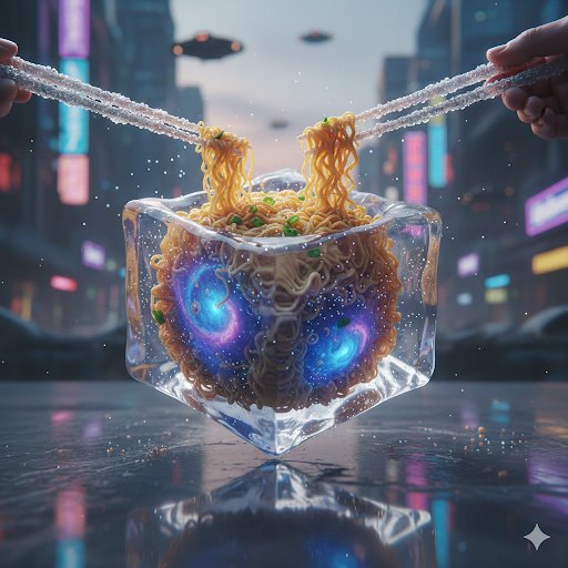 Ultra-Photorealistic Steamy Noodles Photography - view 1
