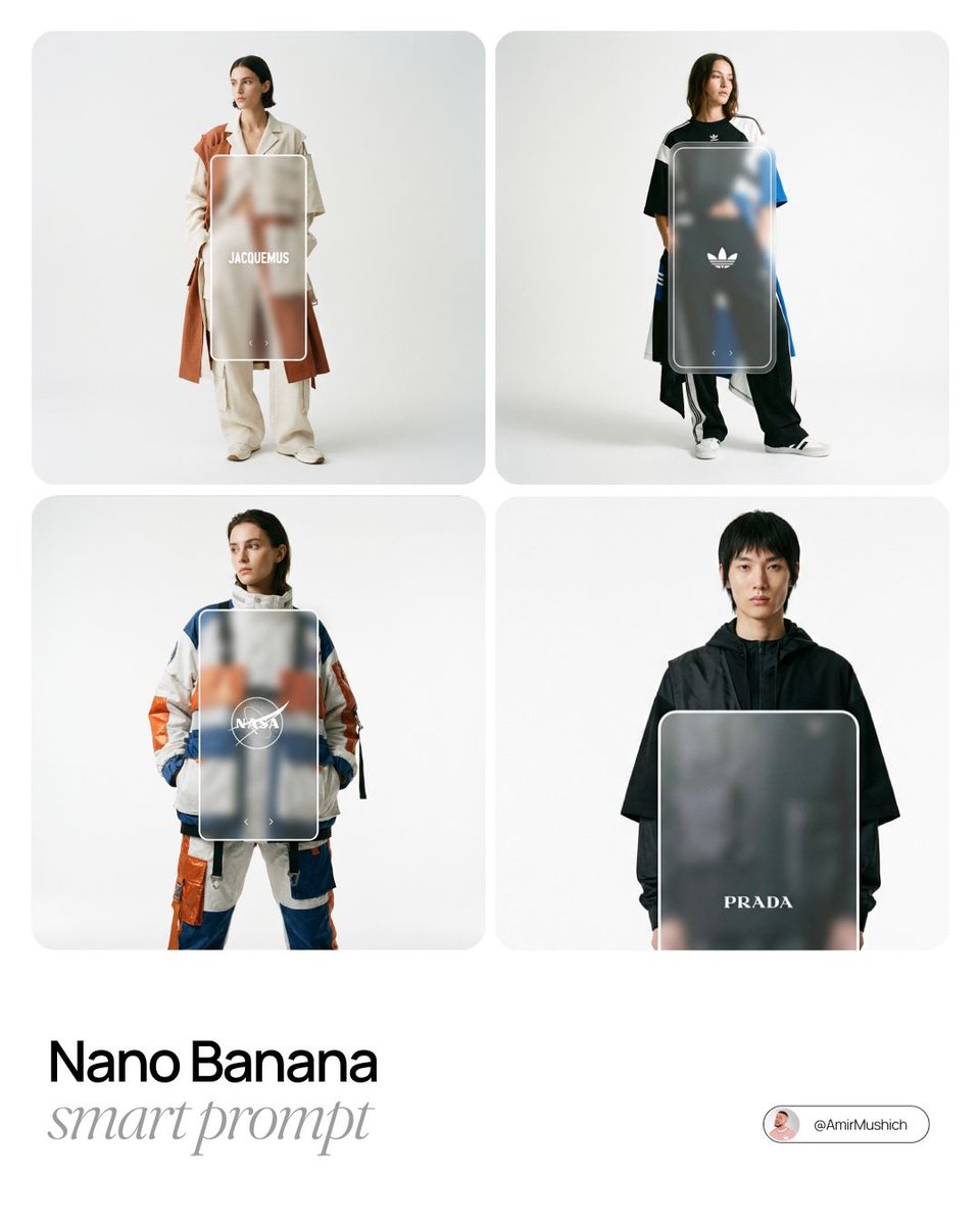 Avant-Garde Streetwear Lookbook with Frosted UI Overlay - view 1