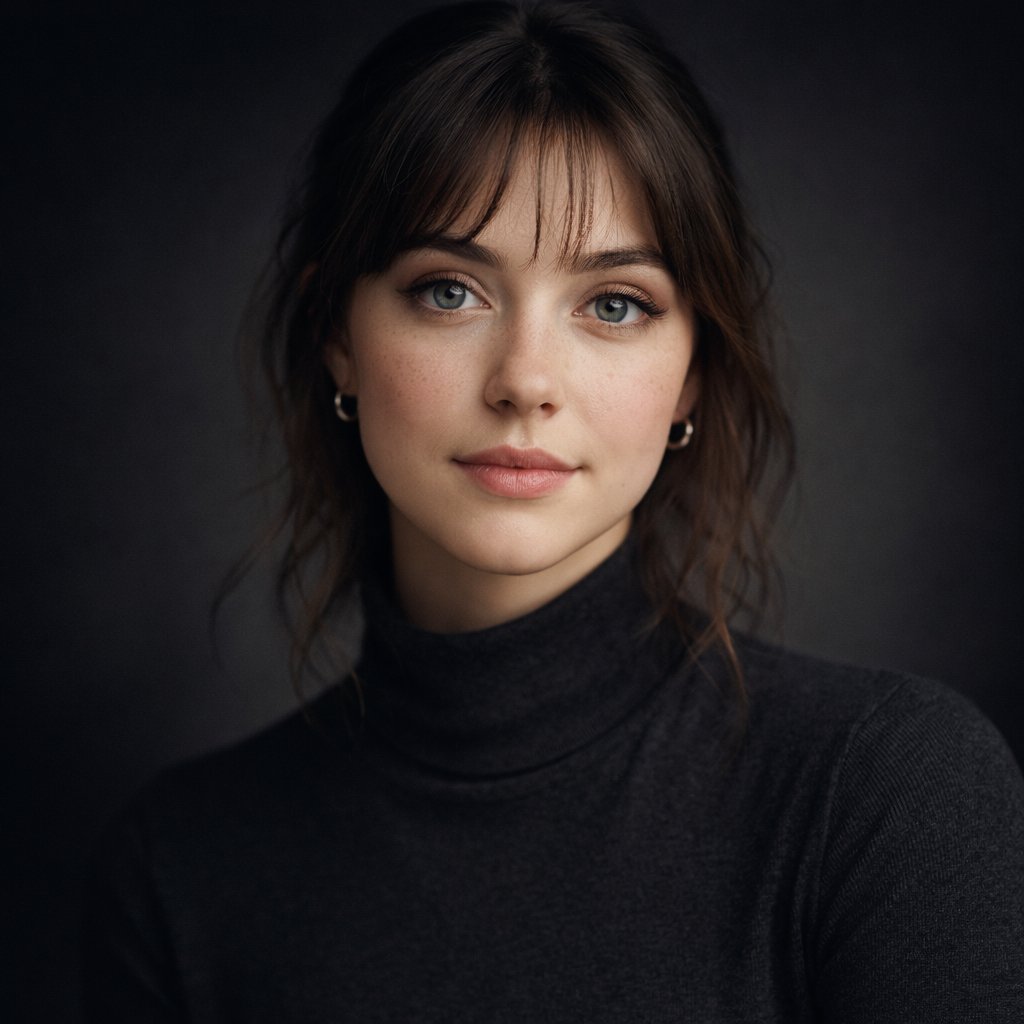 Ultra-realistic Studio Portrait of a Young Woman thumbnail 2