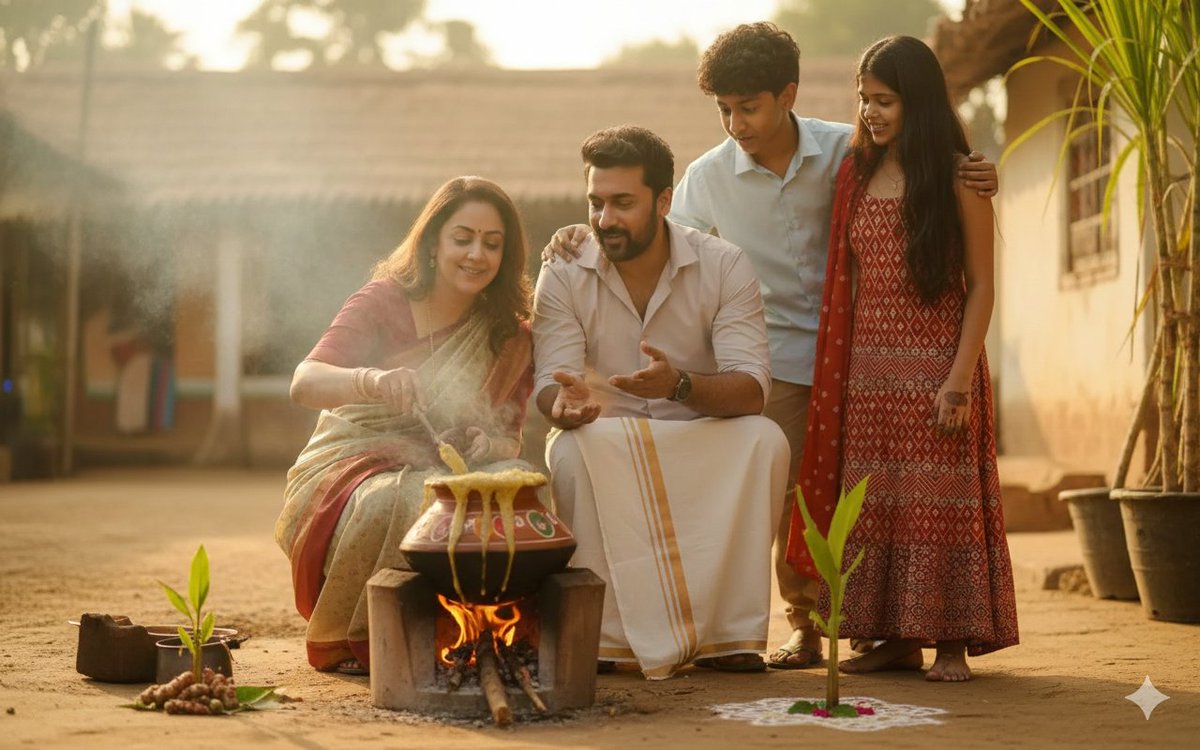 Photorealistic Candid Pongal Celebration - view 1
