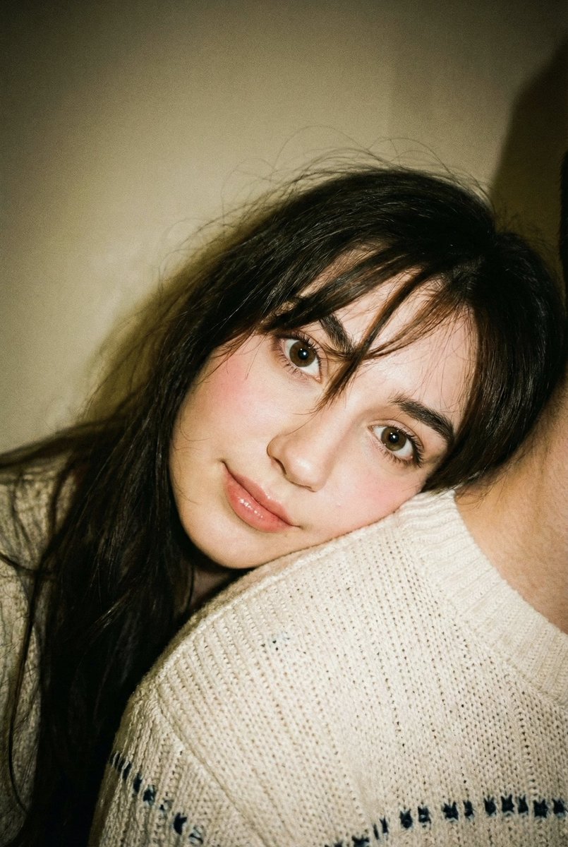 Intimate Portrait with Disposable Camera Film Aesthetic - view 1
