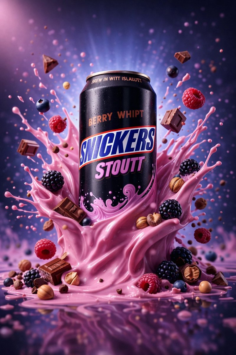 Hyper-realistic Beverage Product Photography with Dynamic Splashes - view 1