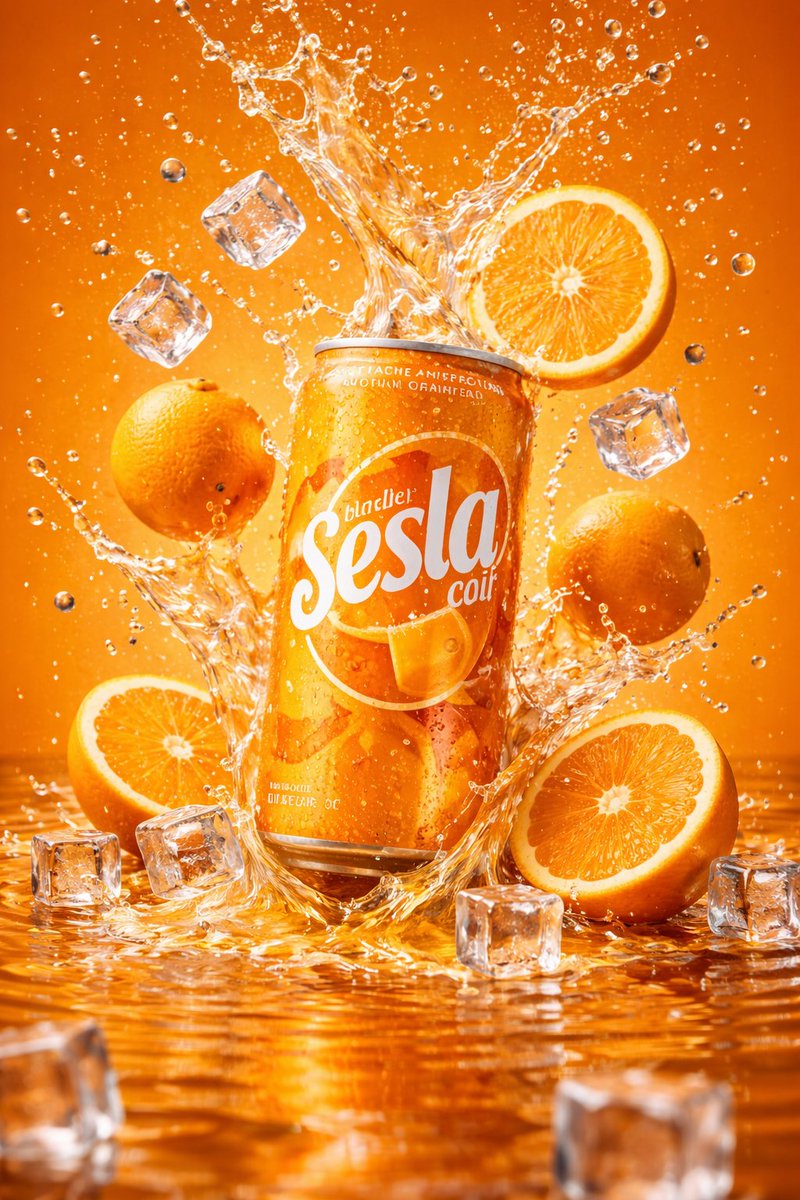 Hyper-realistic Beverage Product Photography with Dynamic Splashes thumbnail 3