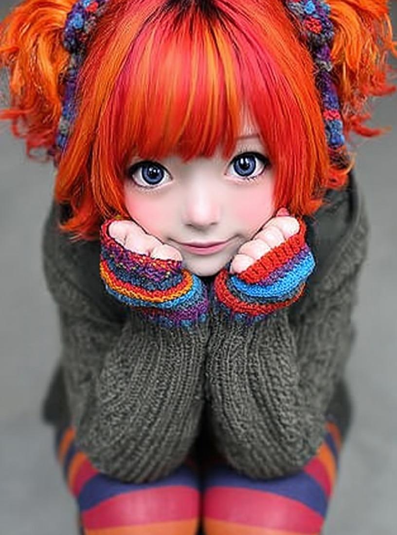 Kawaii Doll Portrait with Cozy Magical Realism thumbnail 2