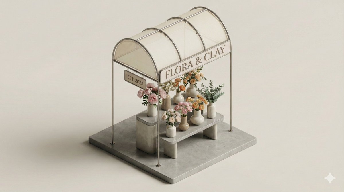 Minimal 3D Isometric Retail Diorama thumbnail 2
