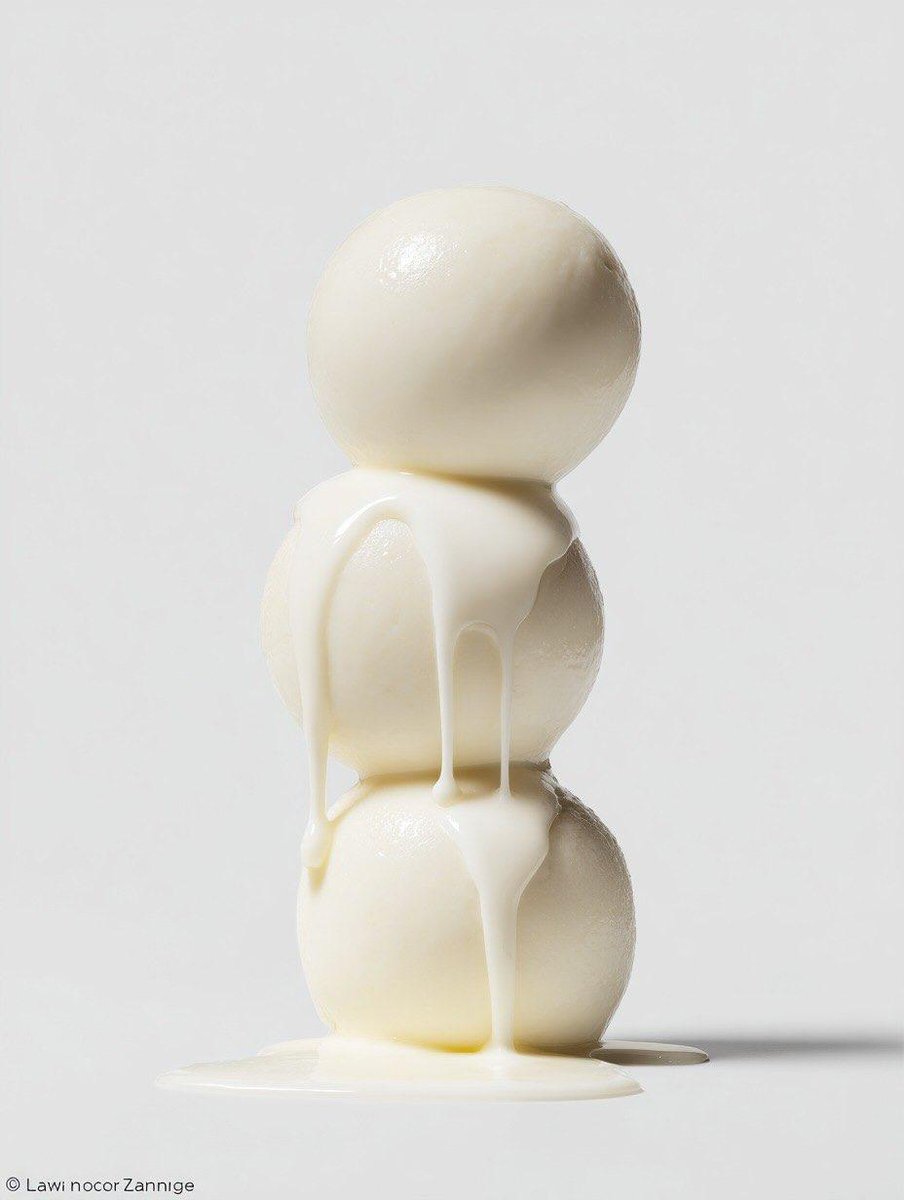 Macro Food Stack with Dripping Liquid - view 1
