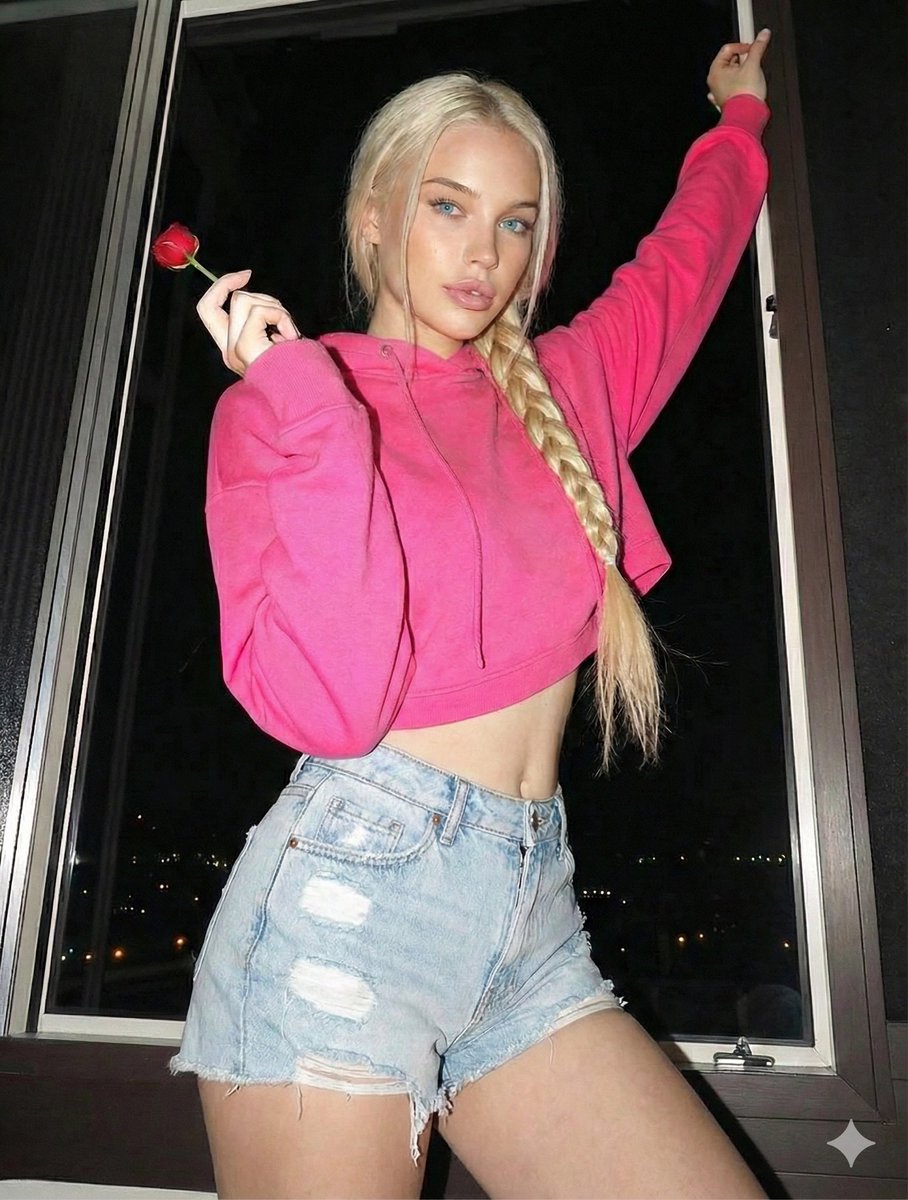 Girl with Rose, City Glow Flash Photography - view 1