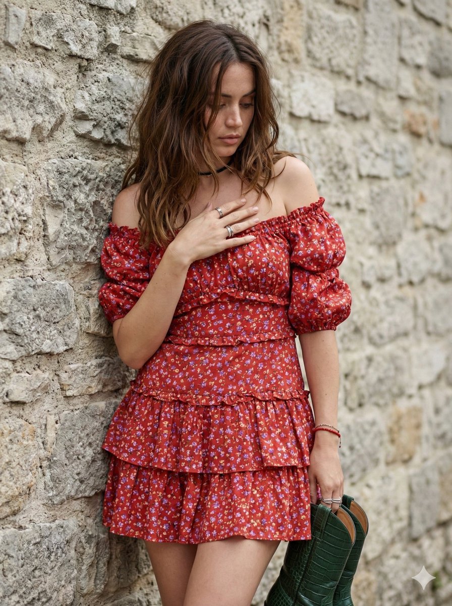 Ana de Armas Cottagecore Portrait with Cowboy Boot thumbnail 3