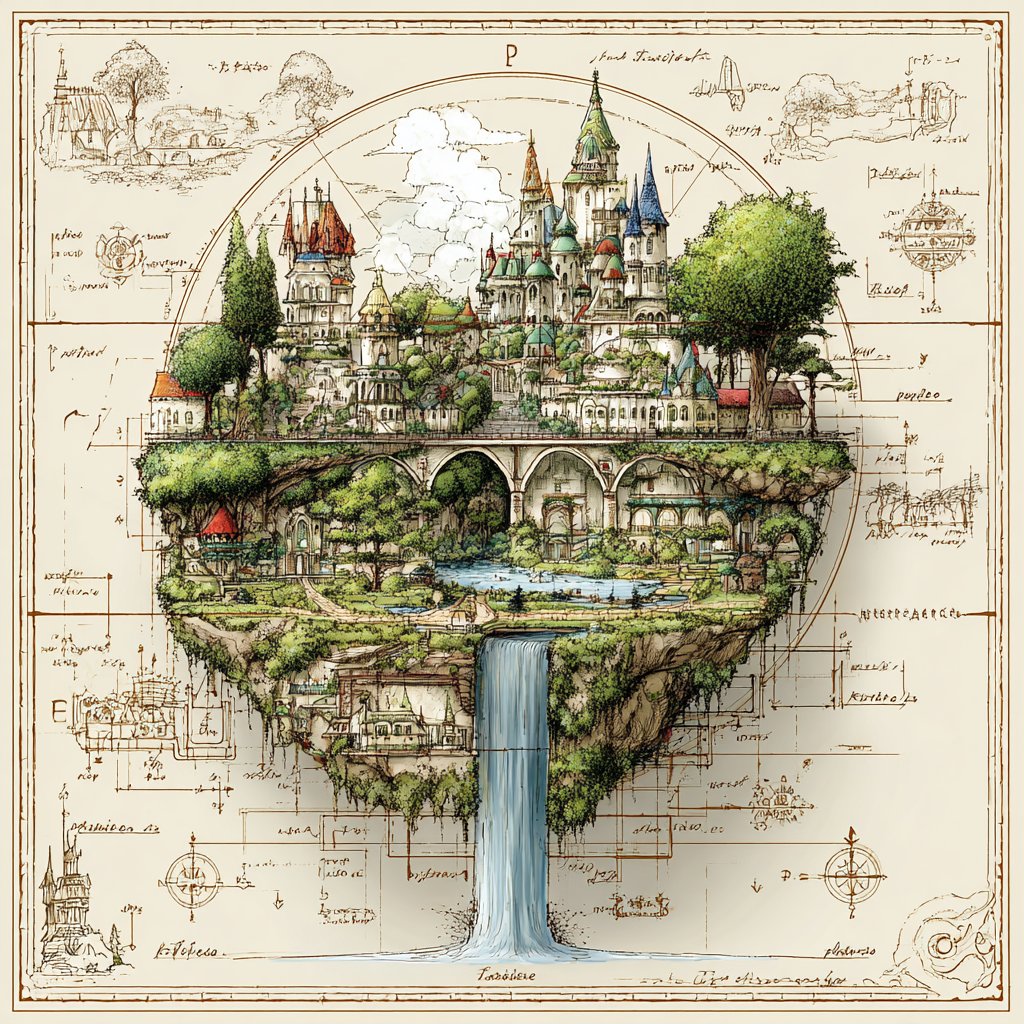Medieval Fantasy World Map Style Reference thumbnail 4