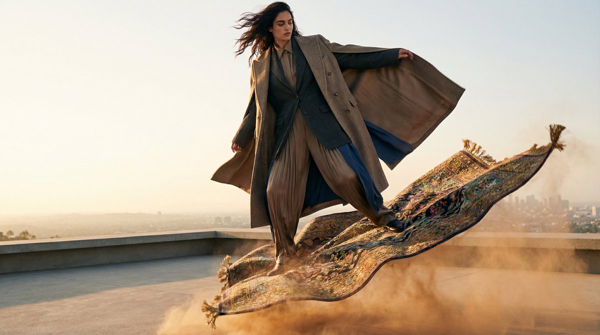 High-Fashion Magic Carpet Editorial thumbnail 4