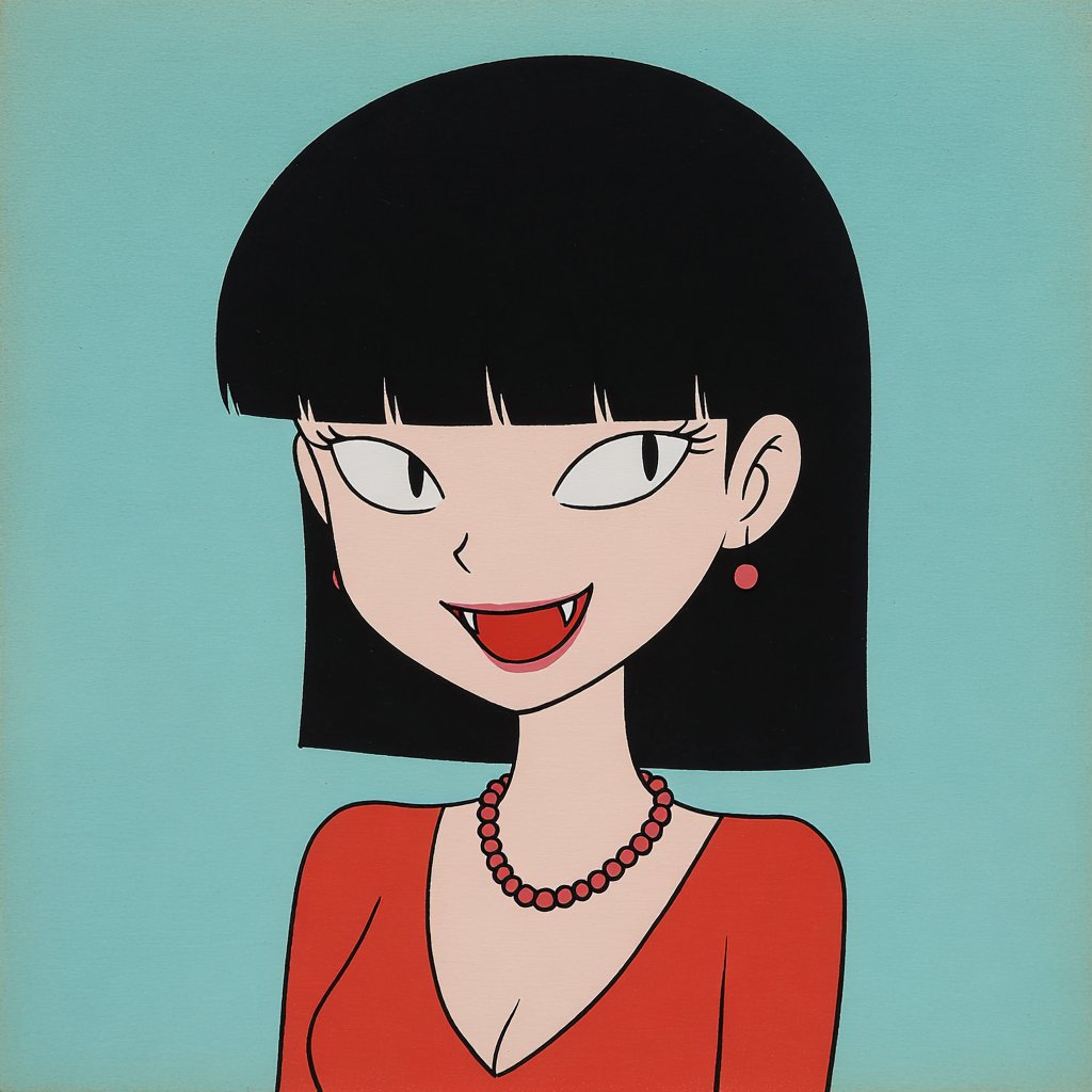 Retro TV Cartoon Illustration Style thumbnail 2