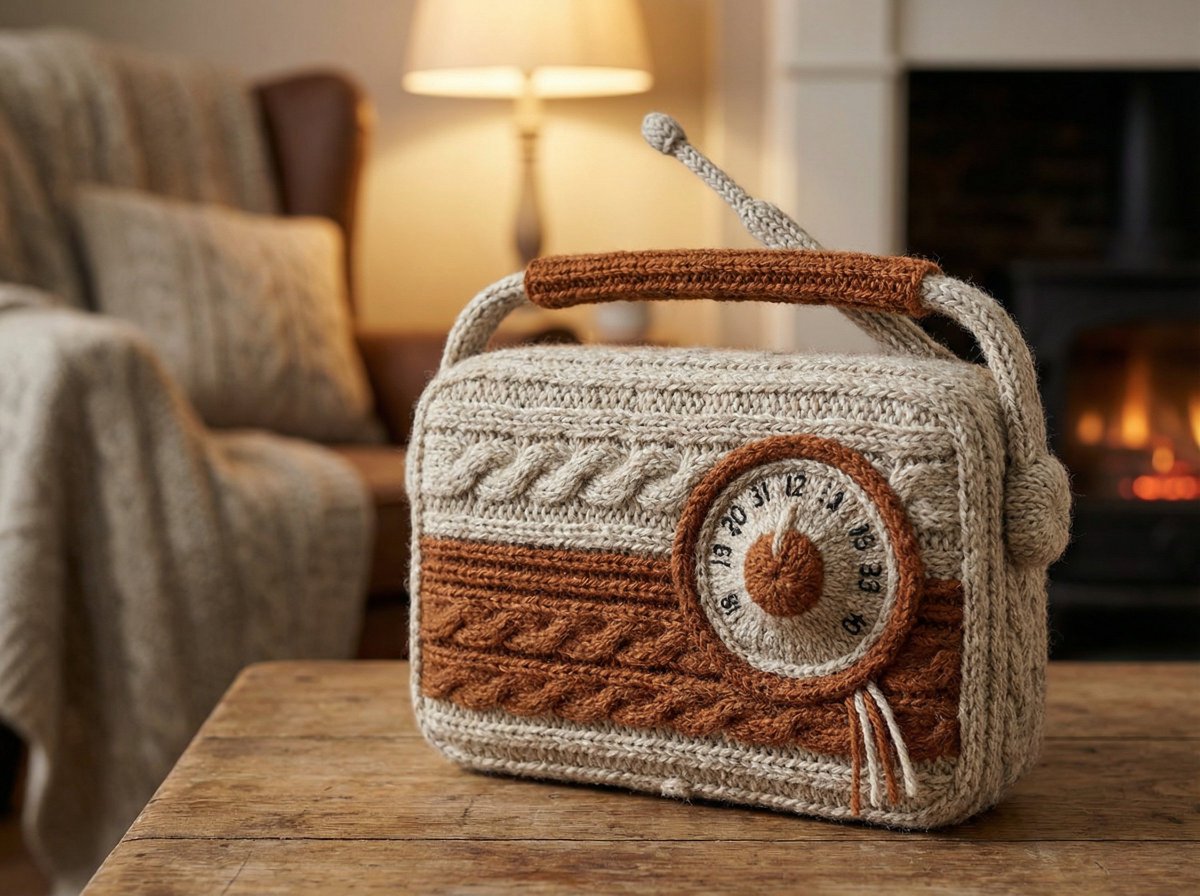 Hand-Knitted Functional Object in Chunky Wool thumbnail 4