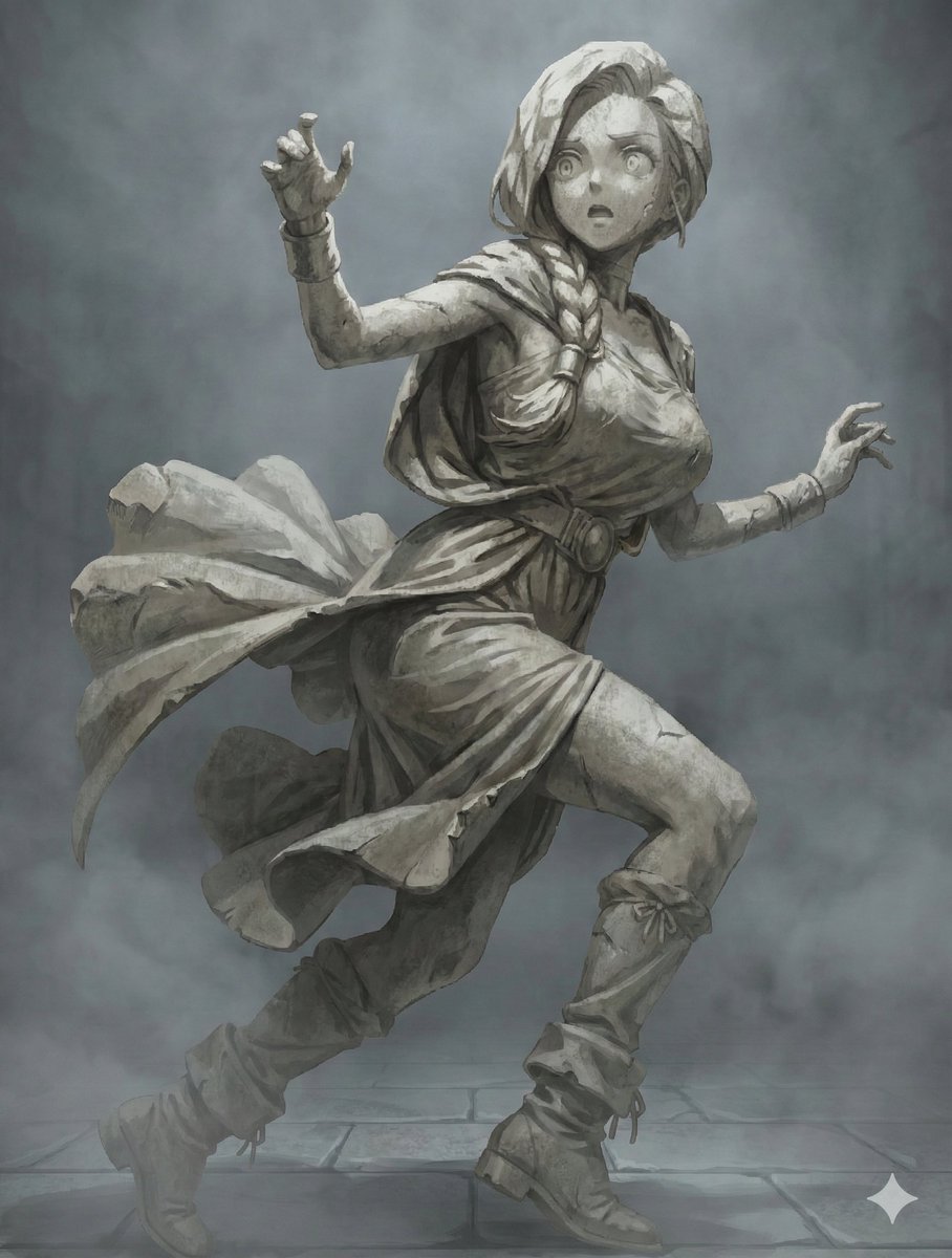 Sculpted Stone Petrification Effect - view 1