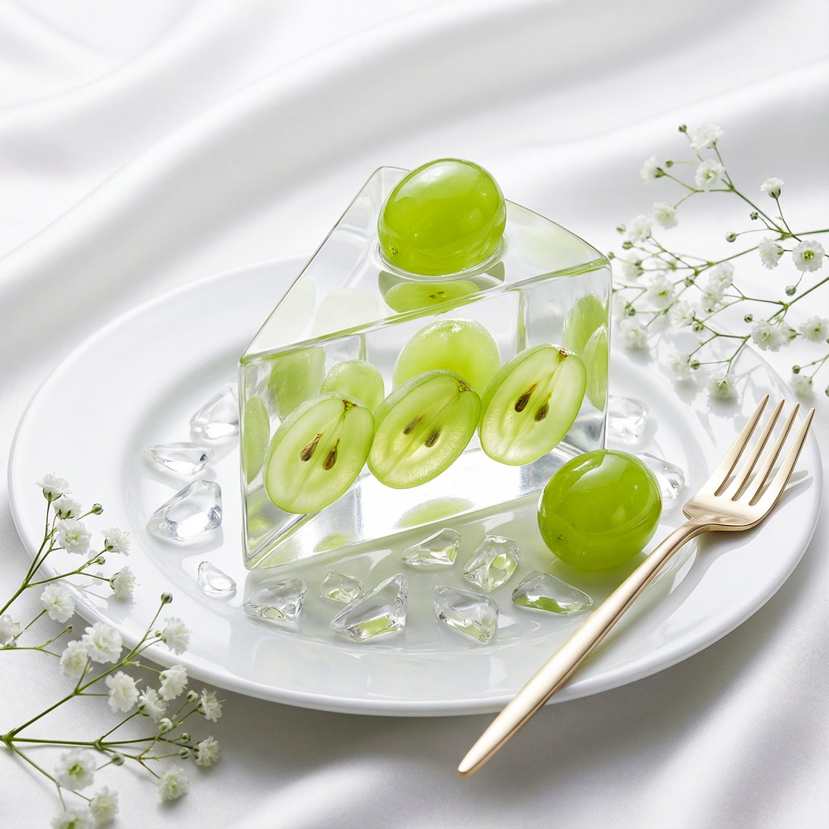 Luxury Fashion-Editorial Still Life: Crystal Glass Cake with Fruit thumbnail 2
