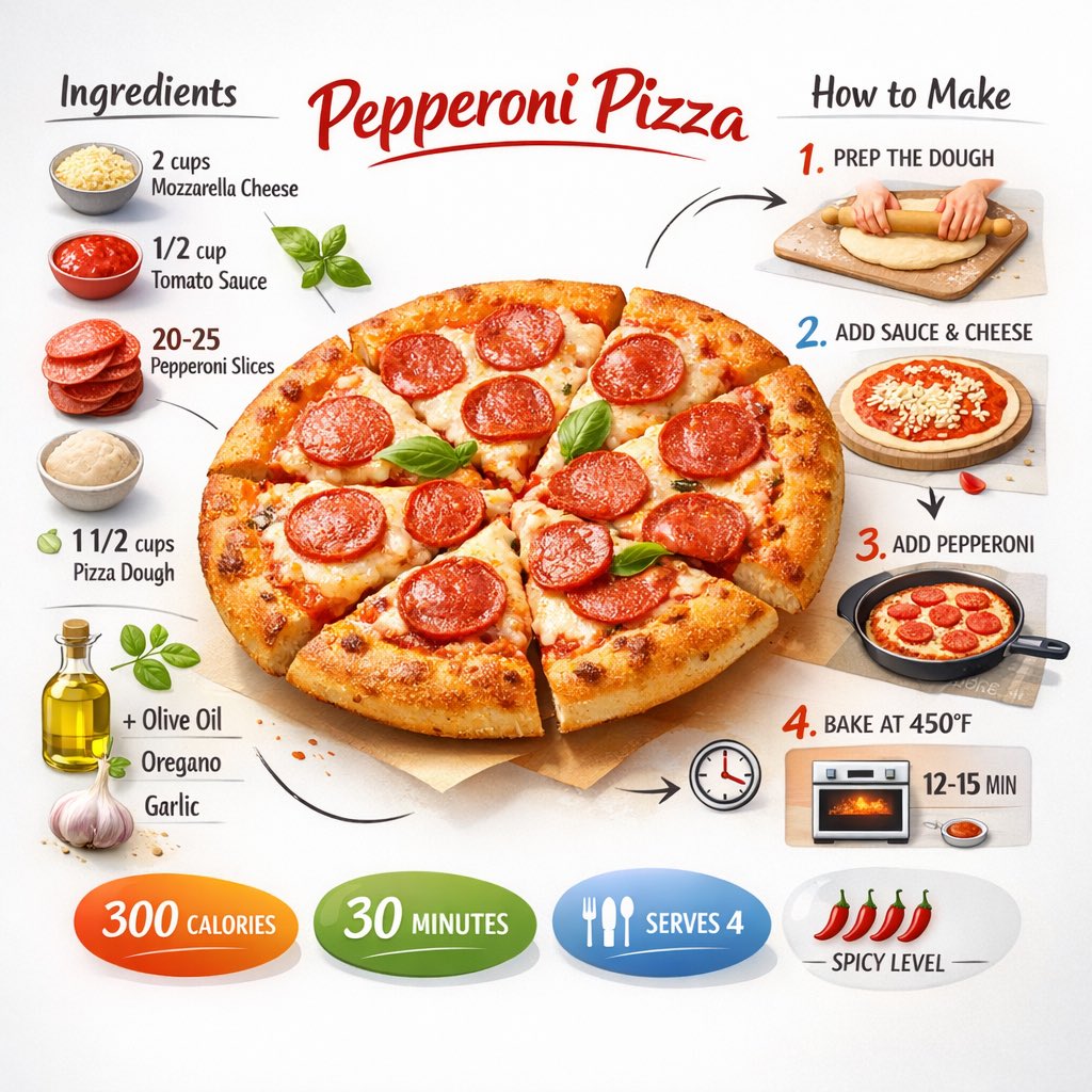 Modern Recipe Infographic with Editorial Food Photography Style thumbnail 2