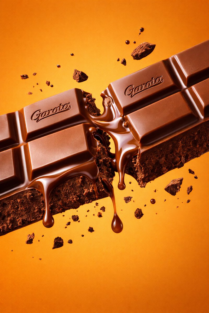 Ultra-Realistic Commercial Chocolate Bar Ad - view 1