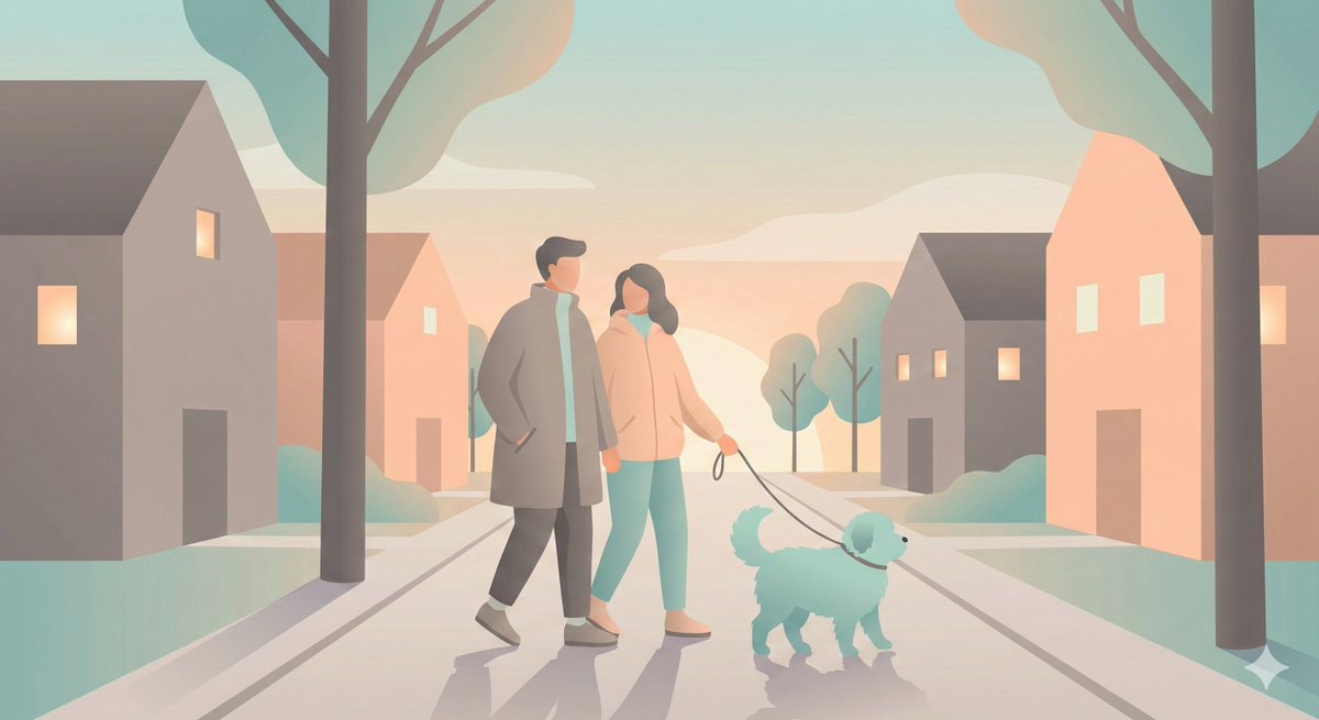 Scandinavian Minimal Illustration with Muted Pastels thumbnail 2