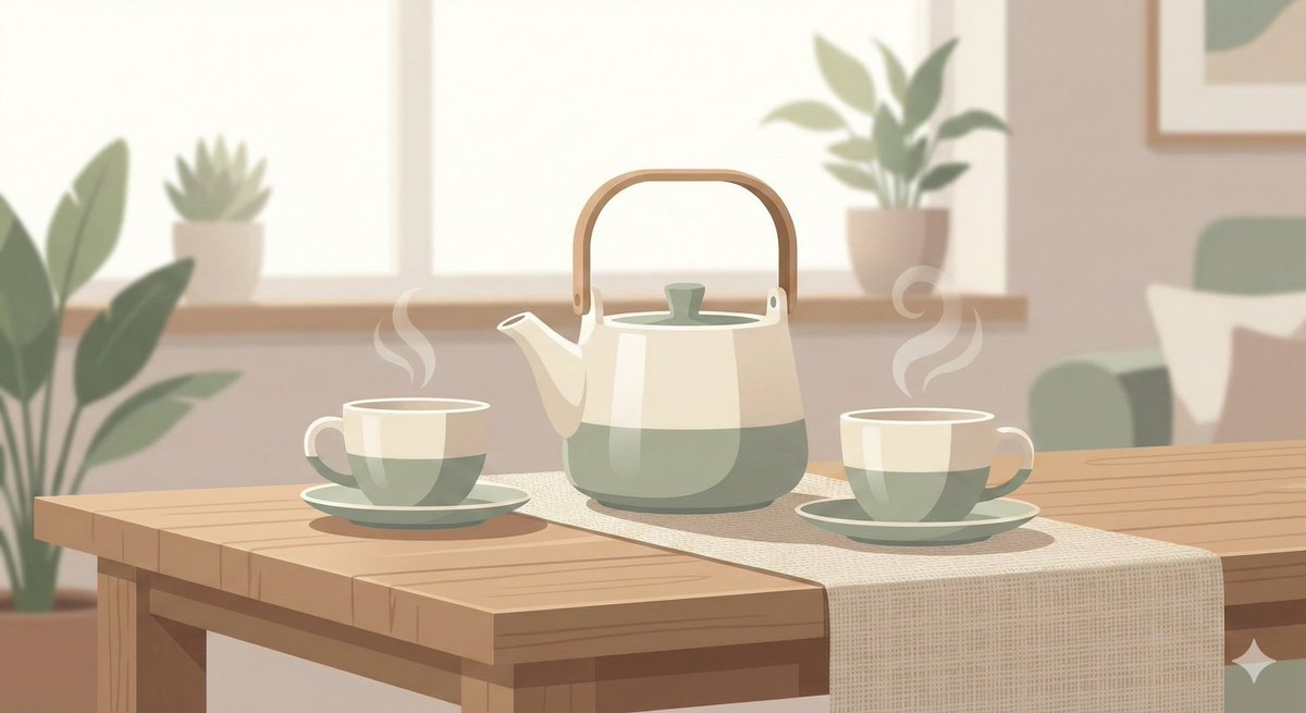 Scandinavian Minimal Illustration with Muted Pastels thumbnail 4