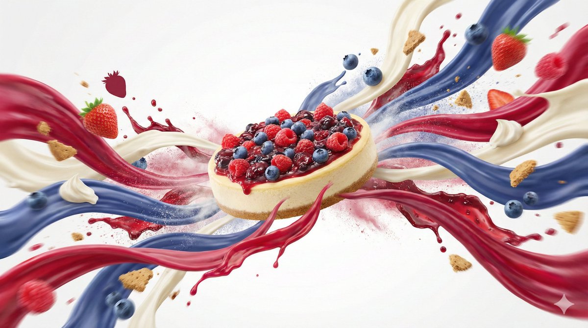 Dynamic Flavor Wave Food Composition - view 1
