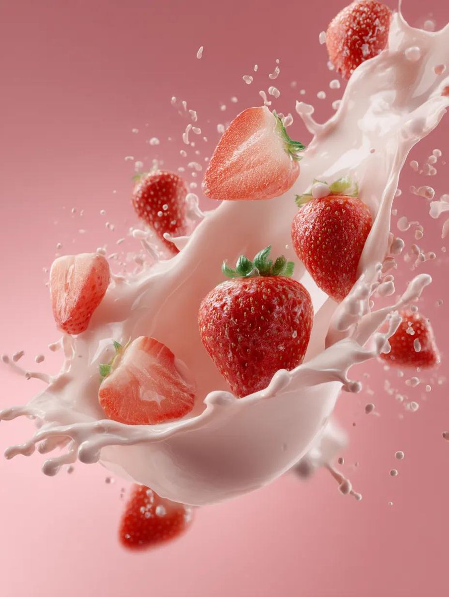 Ultra-realistic Orange Slices Splashing into Milk thumbnail 3