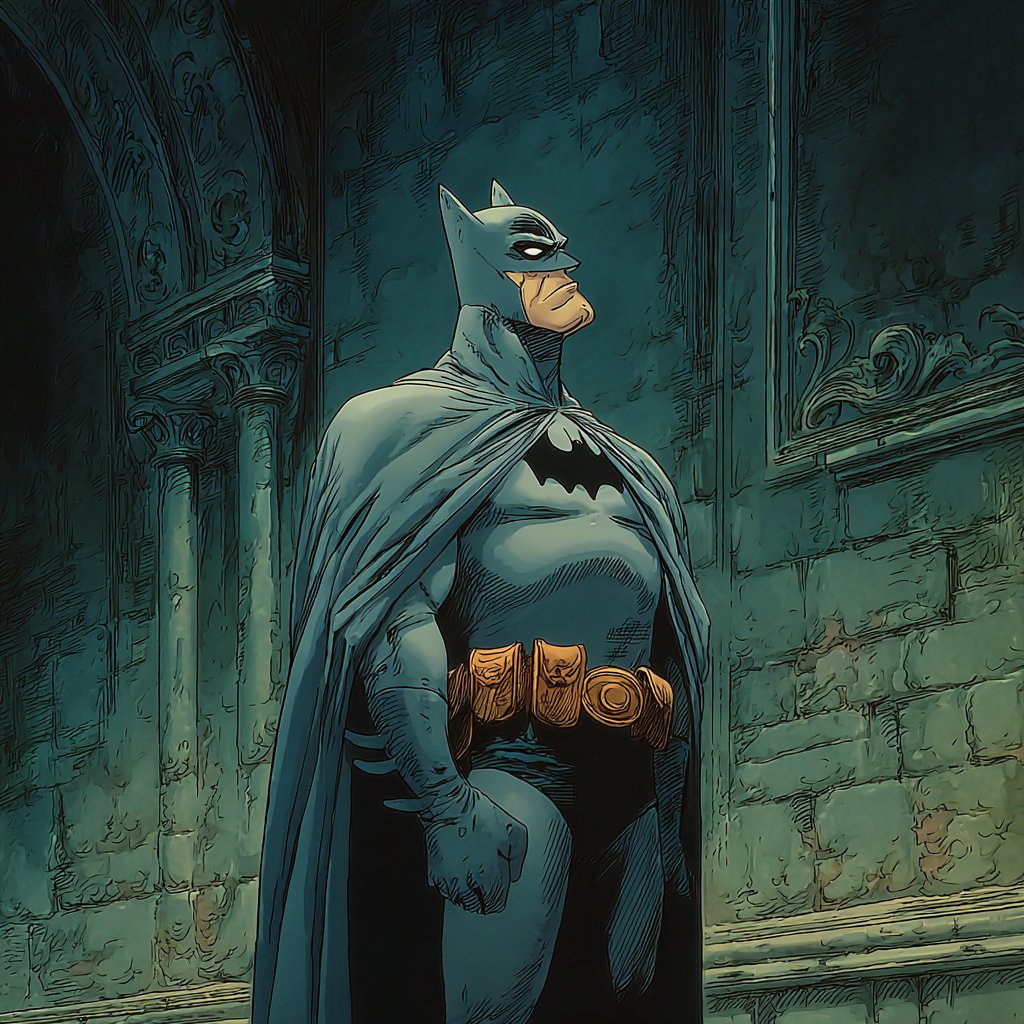 Classic Pulp Comic Digital Illustration Style - view 1