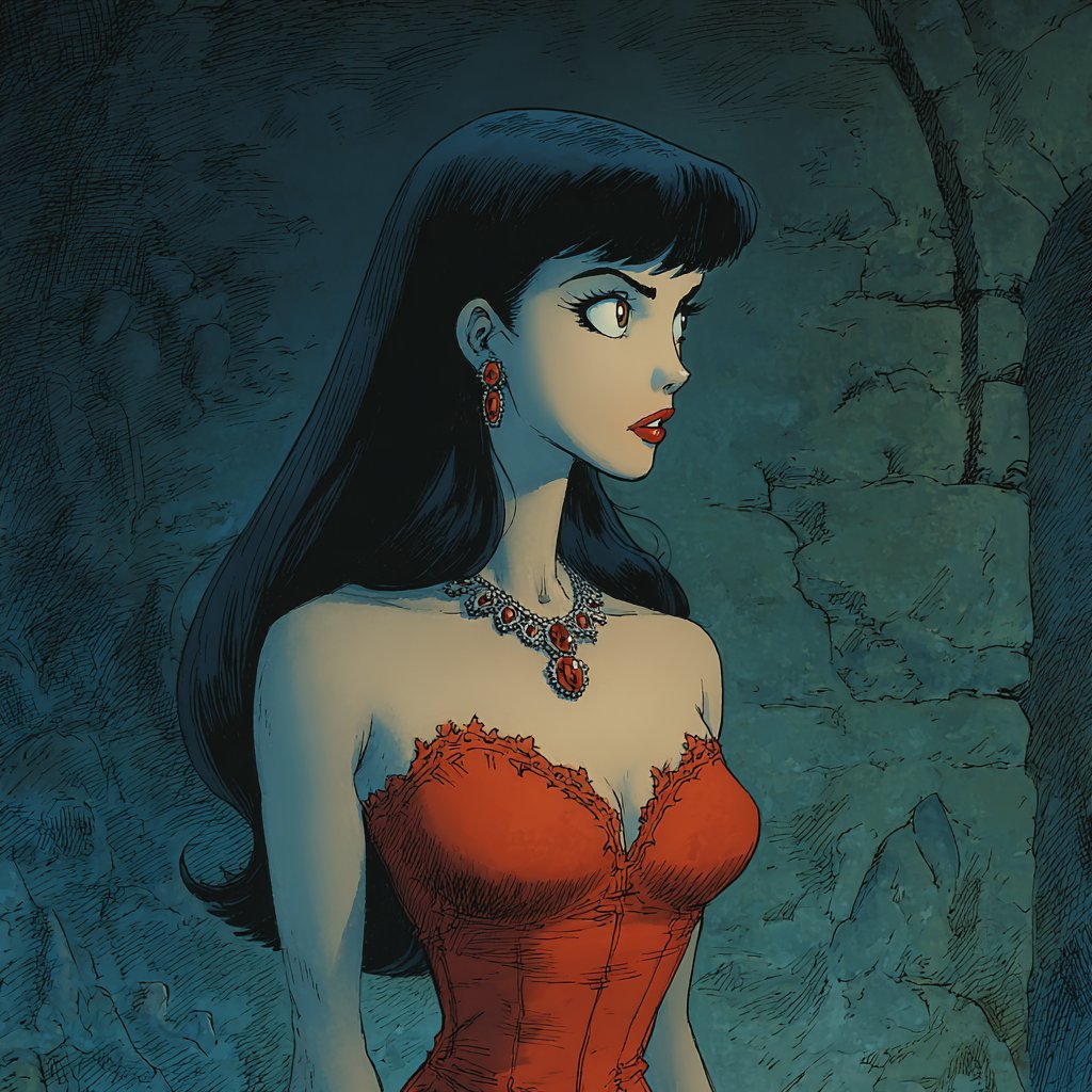 Classic Pulp Comic Digital Illustration Style thumbnail 4