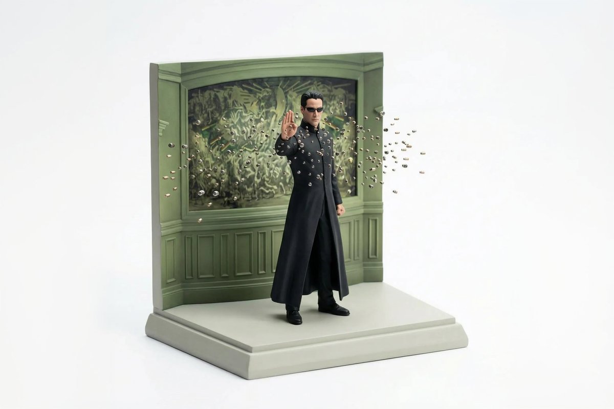 Miniature Diorama Reconstruction with Studio Lighting - view 1