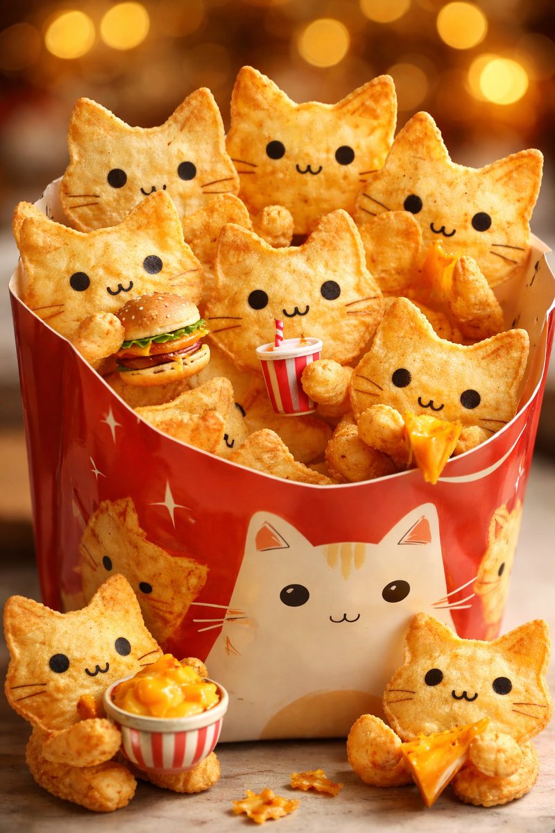 Cute Animal-Shaped Snacks with Detailed Accessories thumbnail 3
