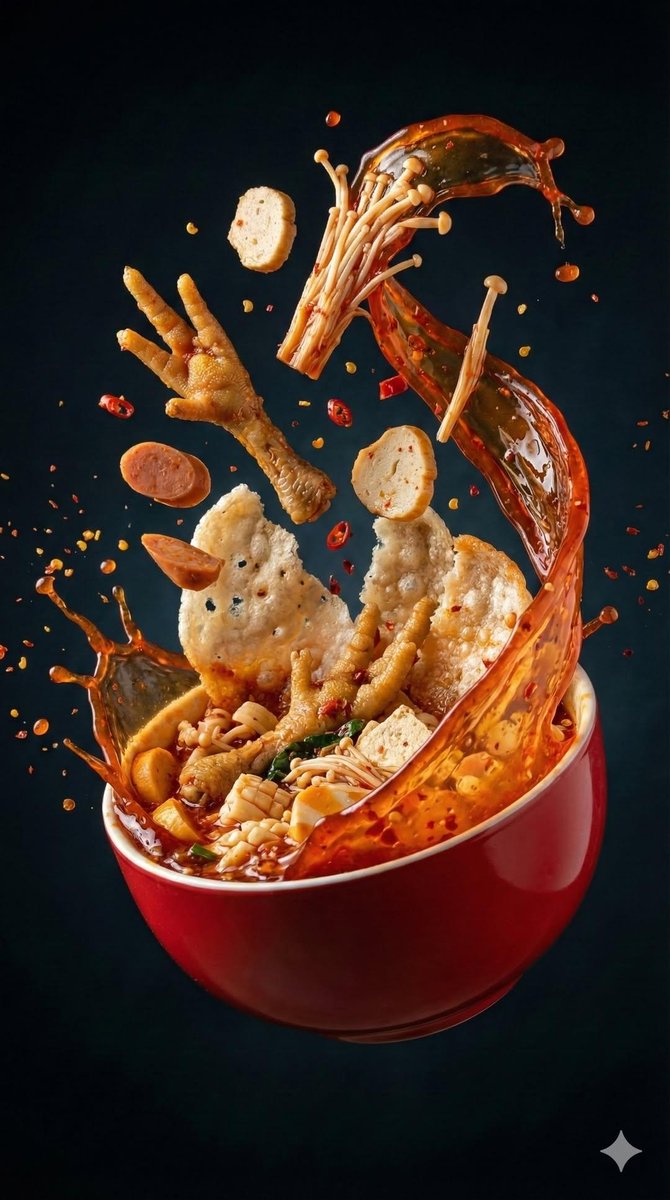 Deconstructed Seblak in Swirling Bowl thumbnail 2