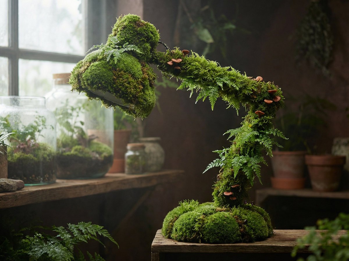 Biophilic Product Photography: Moss-Grown Item - view 1