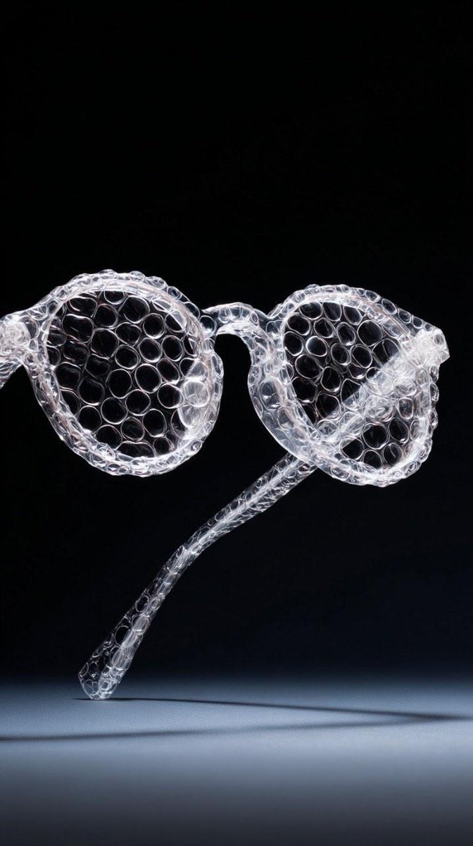 Elegant Bubble Wrap Fashion Item Studio Shot - view 1