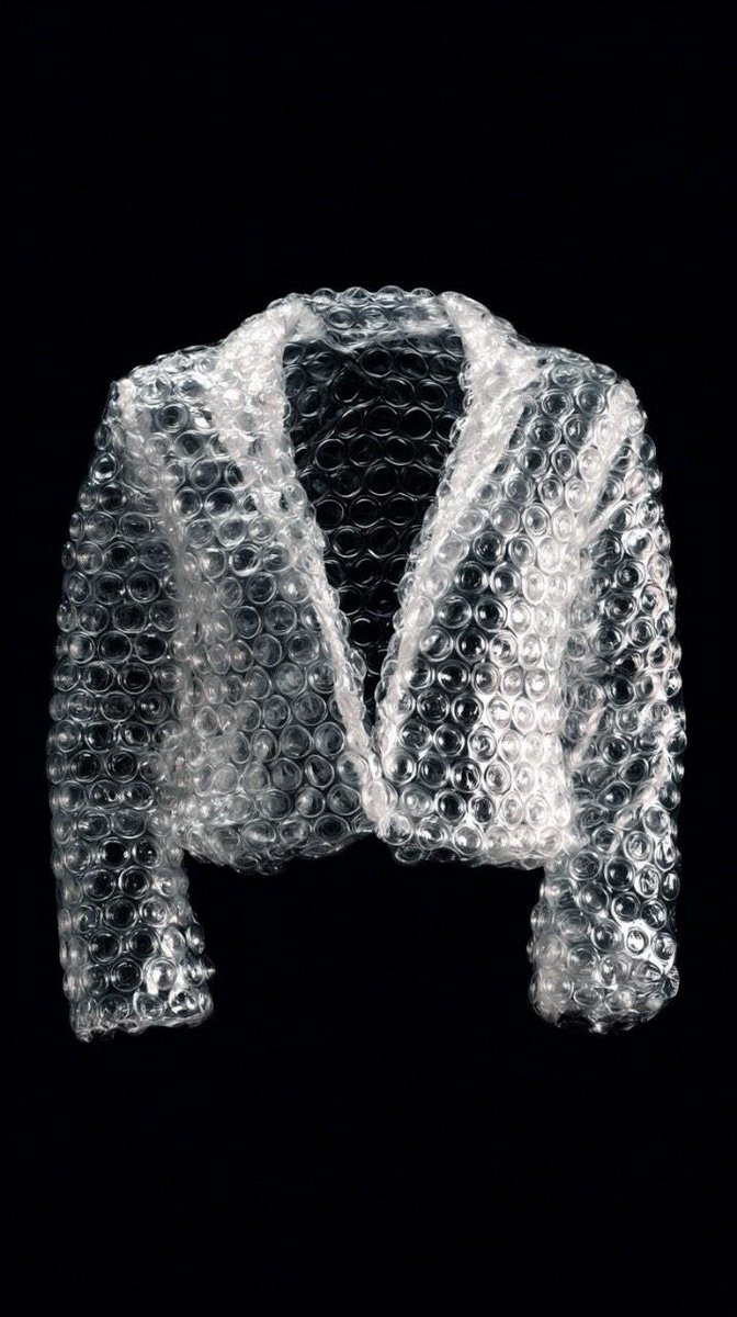 Elegant Bubble Wrap Fashion Item Studio Shot thumbnail 2