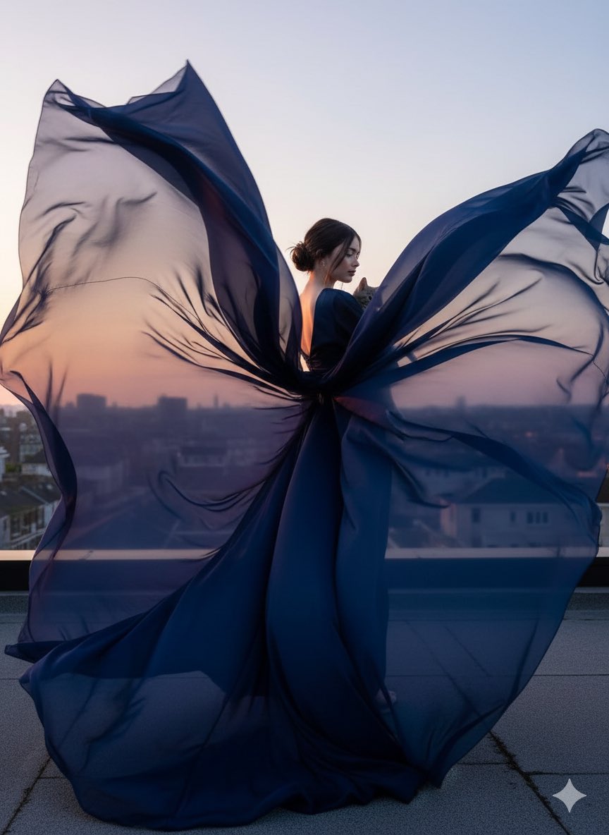 High-Fashion Cinematic Fabric Motion - view 1