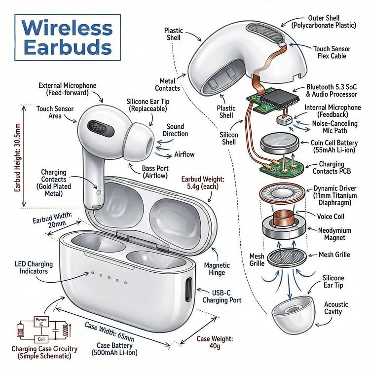 Technical Infographic with Annotated Product thumbnail 3