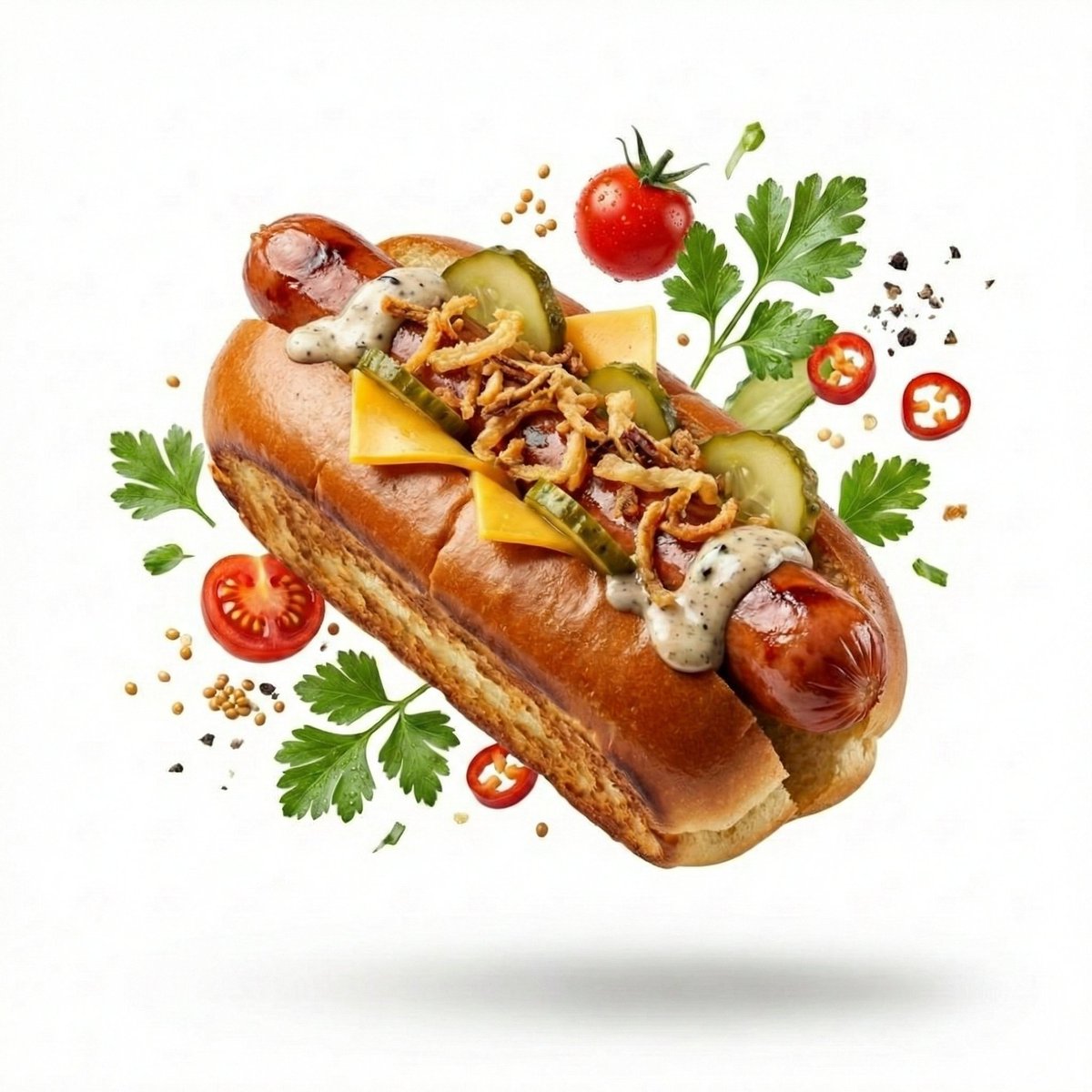 Floating Food Levitation Commercial Photography - view 1