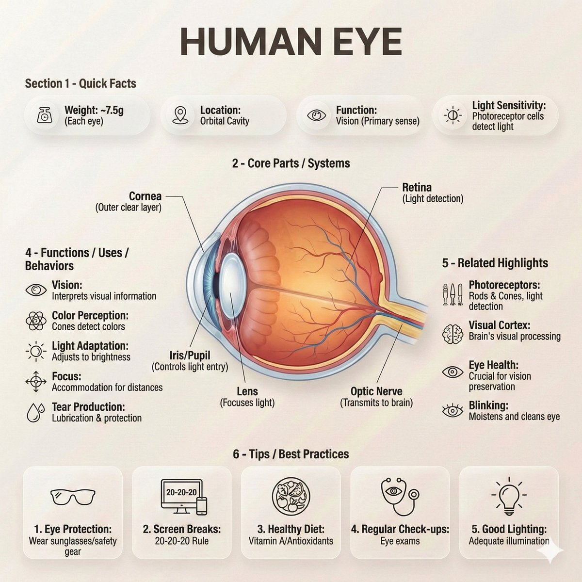 Modern Infographic Poster of Human Liver - view 1