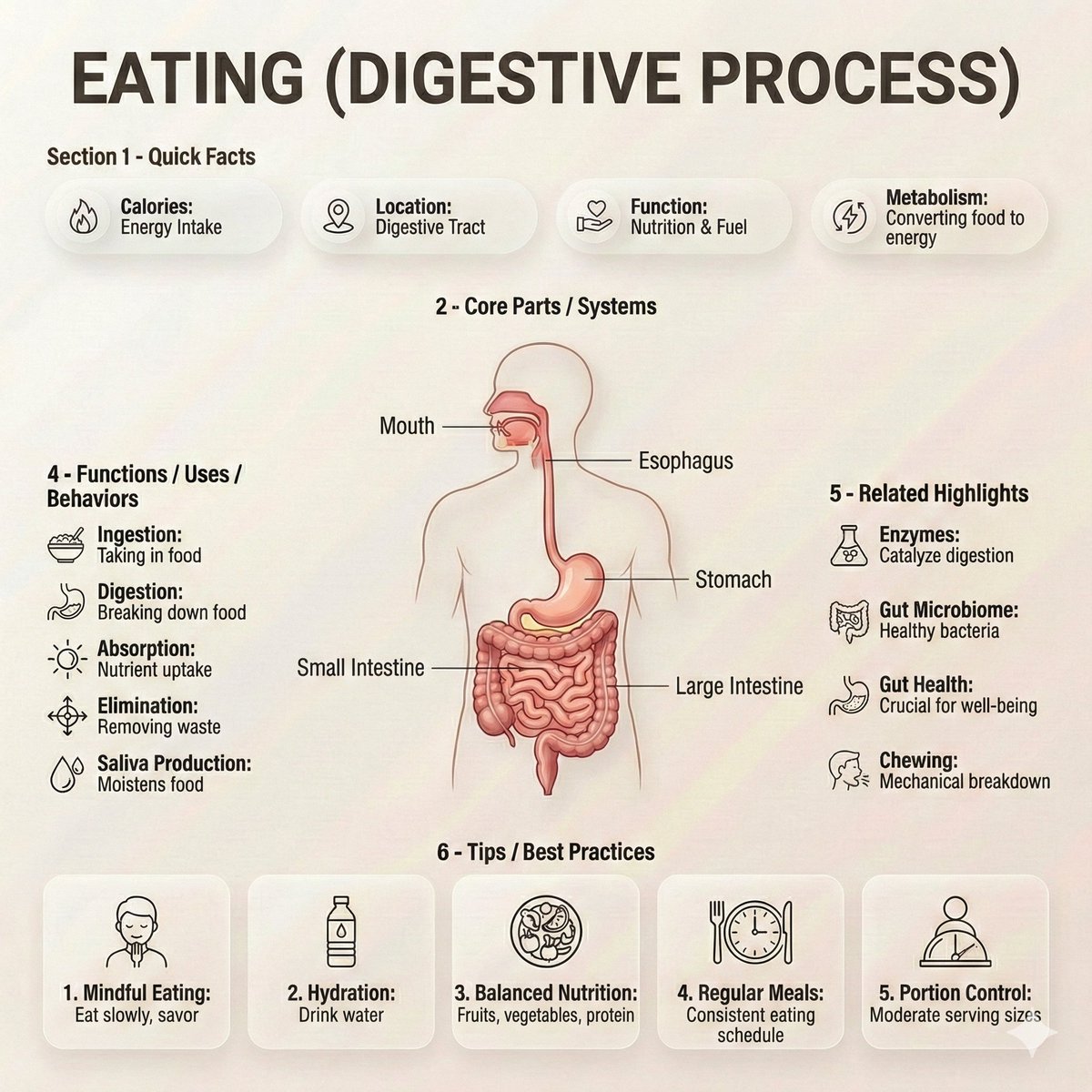 Modern Infographic Poster of Human Liver thumbnail 2