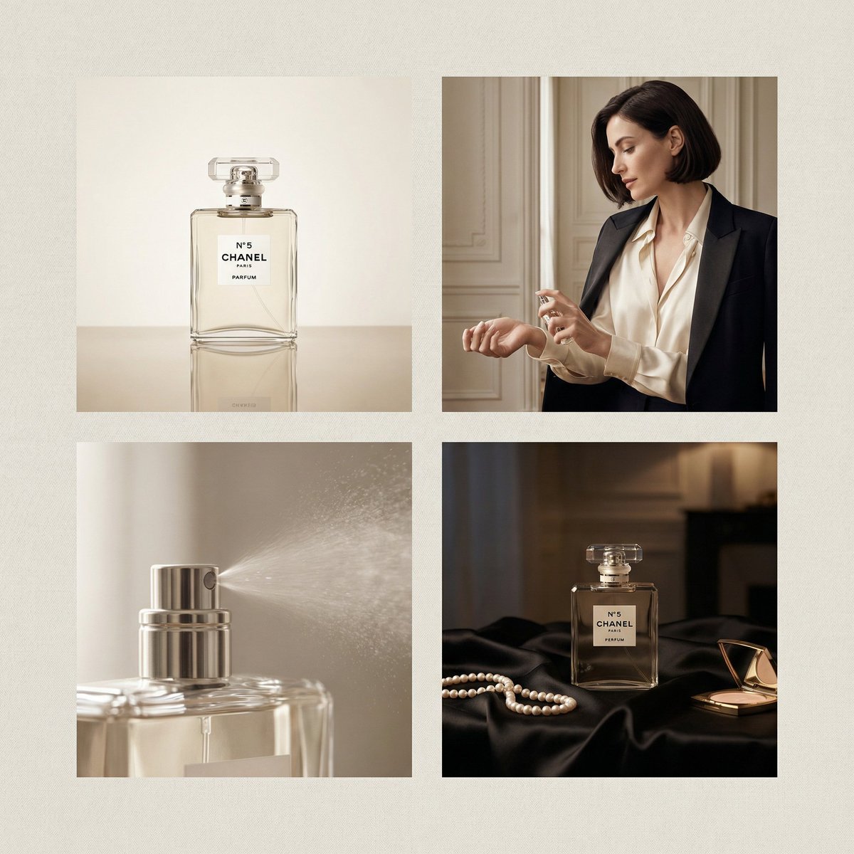 Chanel Perfume Luxury Advertisement Grid - view 1