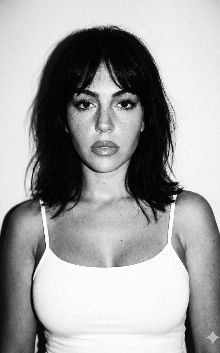 Georgina Rodríguez 90s Grunge Flash Portrait - view 1