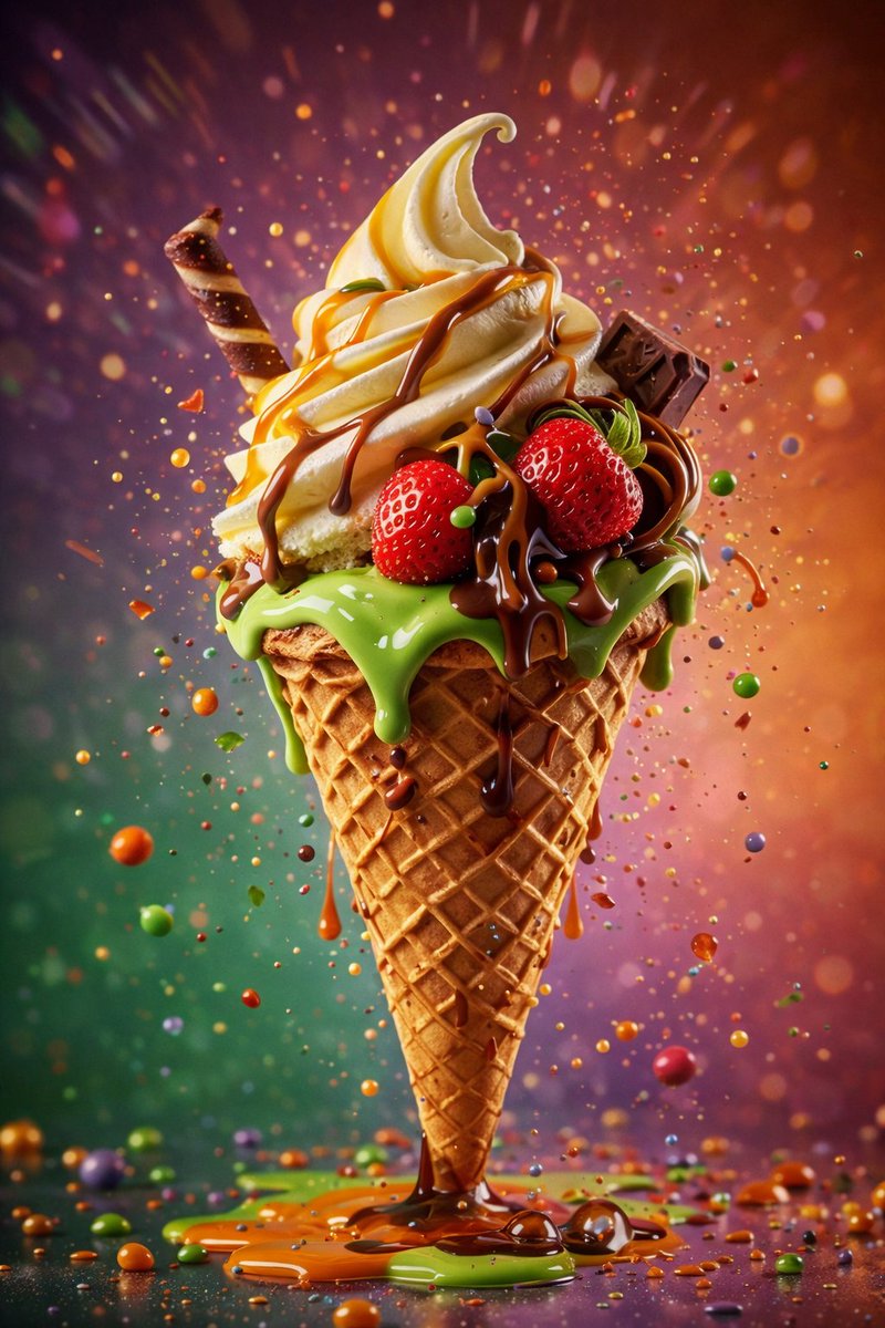 Hyper-Realistic Ice Cream Photography Collection thumbnail 3
