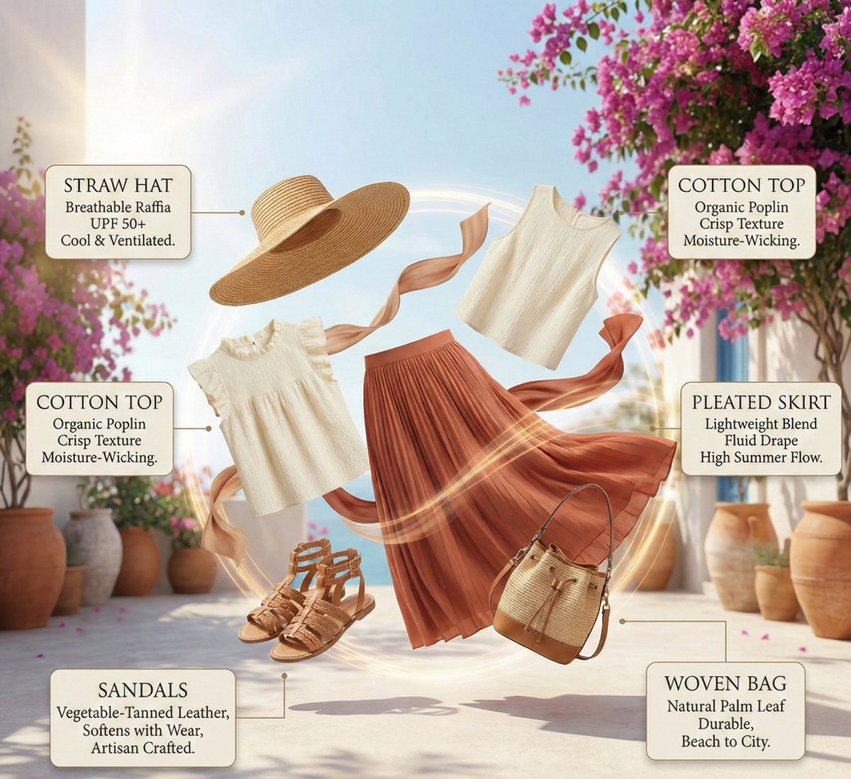 High-fashion Summer Outfit Infographic - view 1