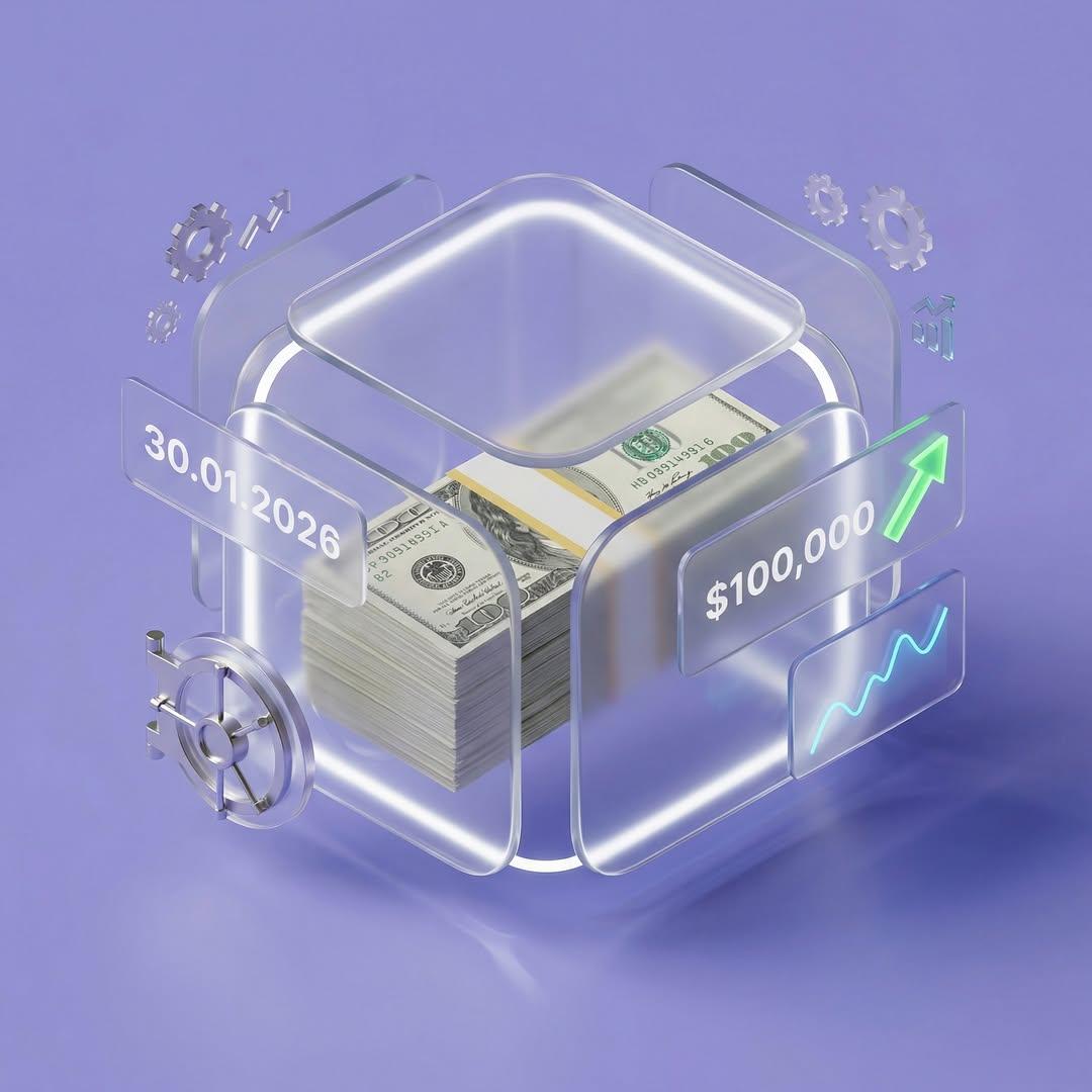 Refined 3D Isometric Glassmorphism Composition thumbnail 4