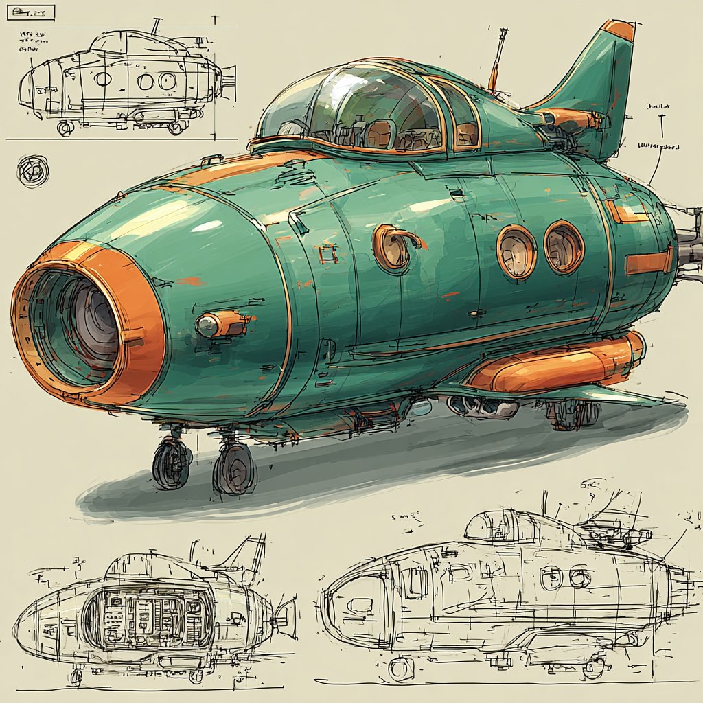 Sketchbook Concept Art Style Reference for Production Design thumbnail 4