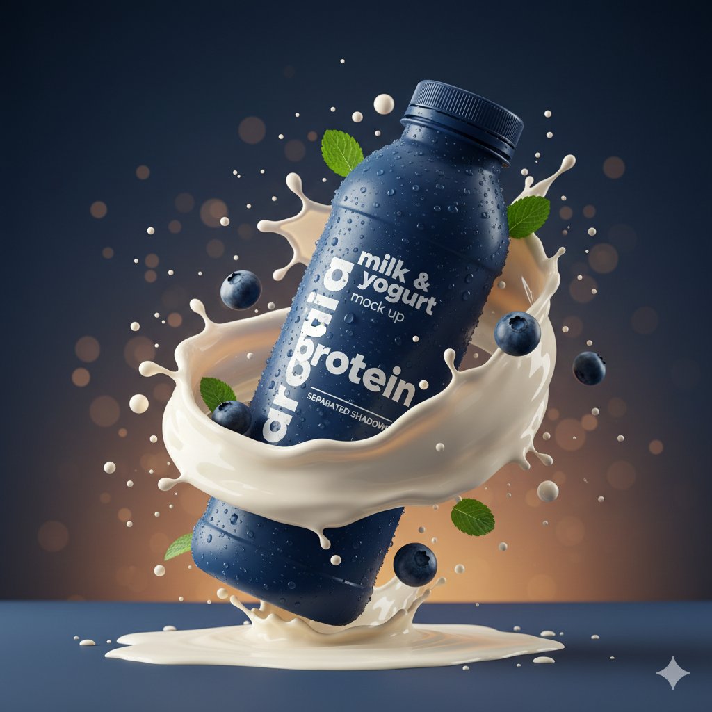 Hyper-realistic Dynamic Product Splash Photography - view 1