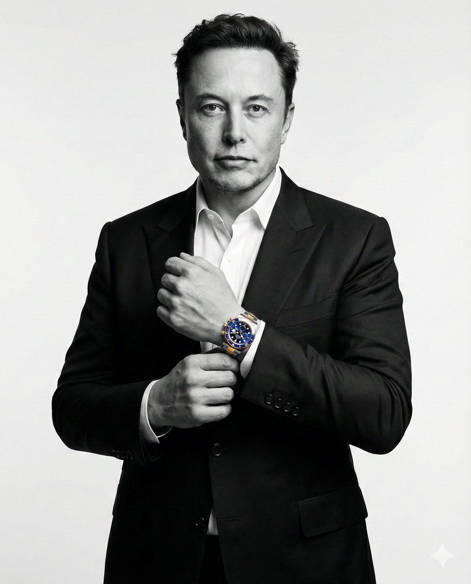Elon Musk Ultra-Realistic Luxury Watch Advertisement - view 1