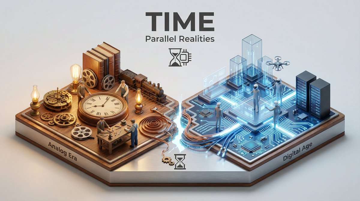 Isometric 3D Split Diorama: Parallel Worlds thumbnail 3
